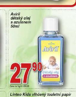 Hruška Aviril dětský olej s azulenem nabídka