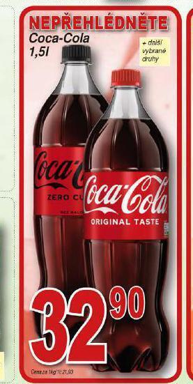 Hruška Coca-cola nabídka