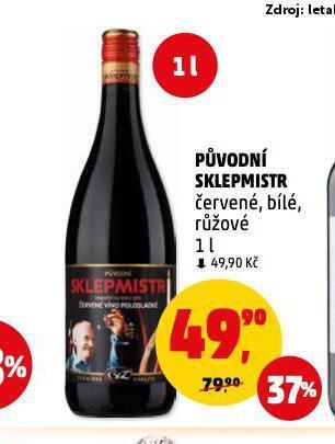 Penny Market Původní sklepmistr nabídka