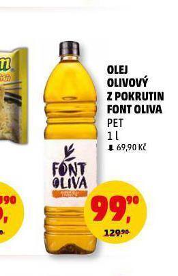 Penny Market Olej olivový z pokrutin font oliva nabídka