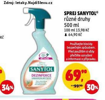 Penny Market Sprej sanytol nabídka