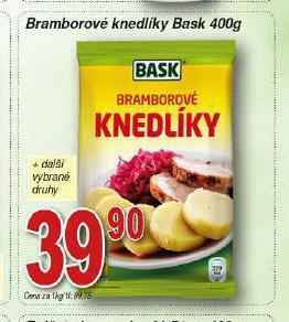 Hruška Bramborové knedlíky nabídka