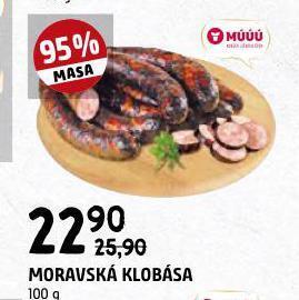 Terno Moravská klobása nabídka
