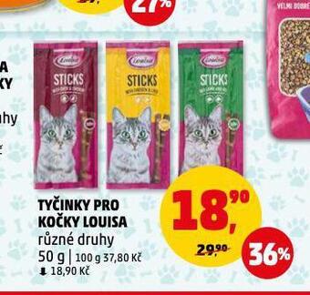 Penny Market Tyčinky pro kočky louisa nabídka