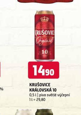 Terno Pivo krušovice nabídka