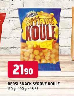 Terno Bersi snack sýrové koule nabídka