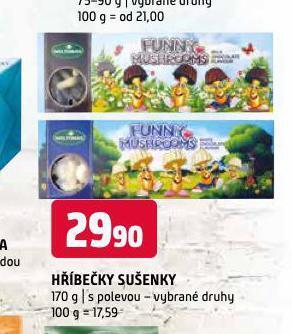 Terno Hříbečky sušenky nabídka