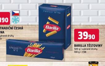 Terno Barilla těstoviny nabídka