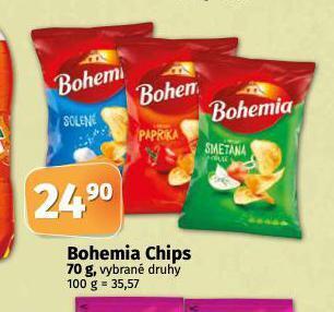 Coop Bohemia chips nabídka