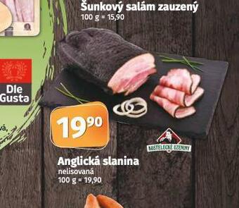 Coop Anglická slanina nabídka