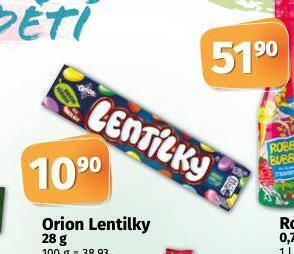 Coop Orion lentilky nabídka