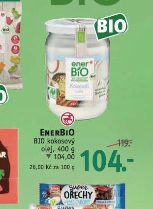 Rossmann Enerbio bio kokosový olej nabídka
