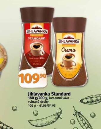 Coop Jihlavanka standard instantní káva nabídka
