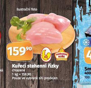 Coop Kuřecí stehenní řízky nabídka