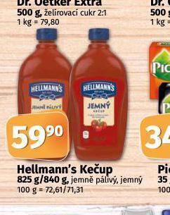 Coop Hellmann´s kečup nabídka