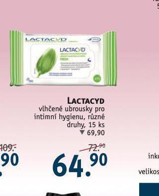 Rossmann Lactacyd vlhčené ubrousky nabídka