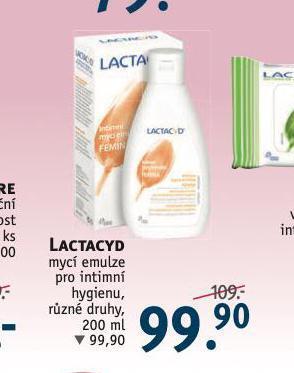 Rossmann Lactacyd mycí emulze nabídka