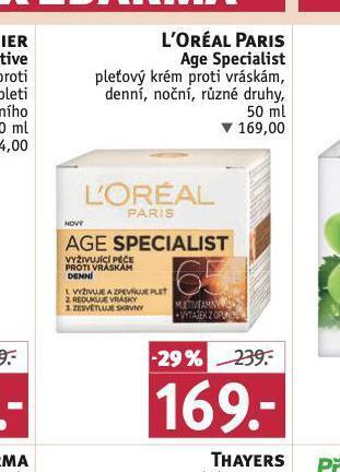 Rossmann Loreal paris krém nabídka