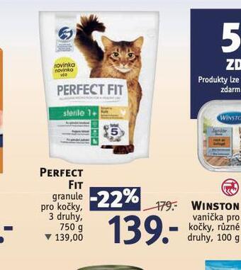 Rossmann Perfect fit granule pro kočky nabídka