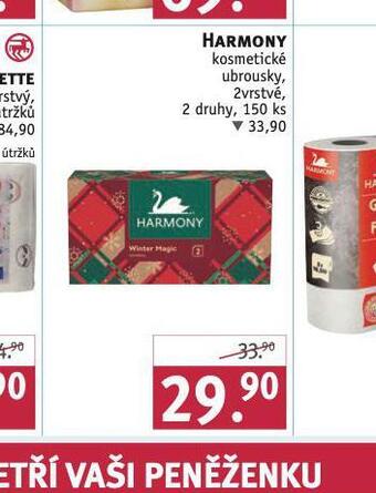 Rossmann Harmony kosmetické ubrousky nabídka