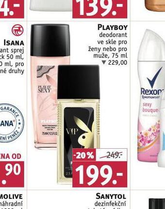 Rossmann Playboy deodorant nabídka