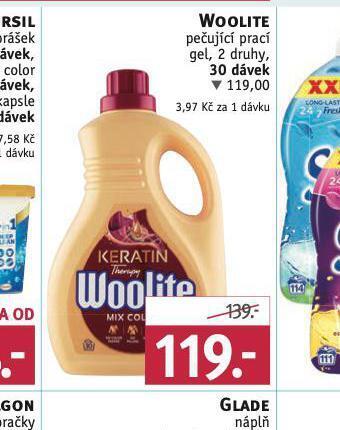 Rossmann Woolite pečující prací gel nabídka