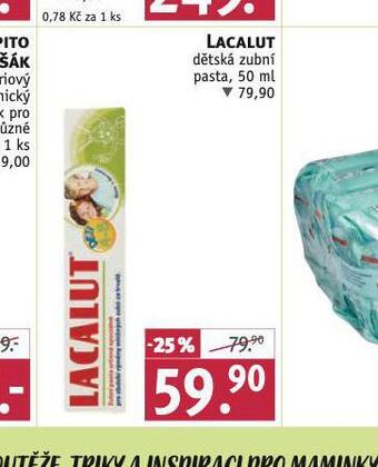 Rossmann Lacalut zubní pasta nabídka