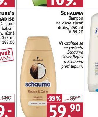 Rossmann Schauma šampon nabídka