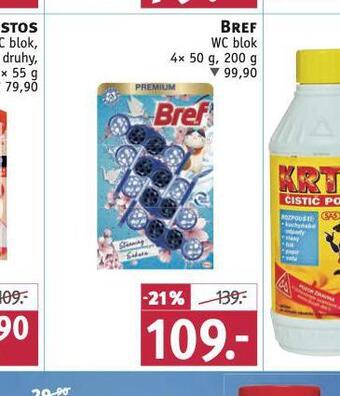 Rossmann Bref wc blok nabídka