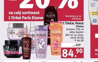 Rossmann Loreal paris elseve šampon nabídka