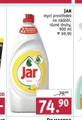 Rossmann Jar prostředek na nádobí nabídka