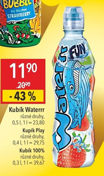 Globus Kubík Waterrr 0,5l nabídka