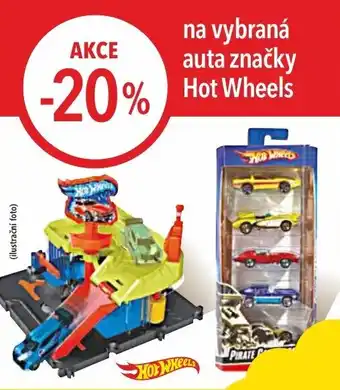 Globus vybraná auta značky Hot Wheels nabídka
