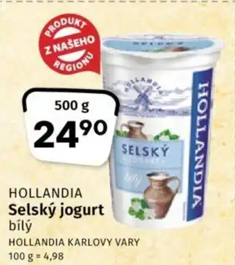 Coop HOLLANDIA Selský jogurt 500g nabídka