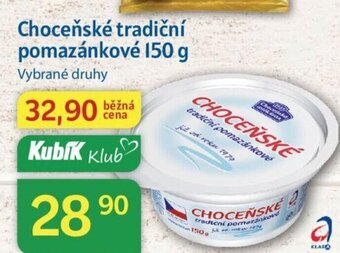 Kubík potraviny Choceňské tradiční pomazánkové 150 g nabídka