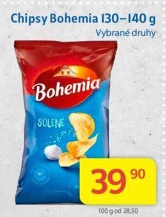 Kubík potraviny Chipsy Bohemia 130-140 g nabídka