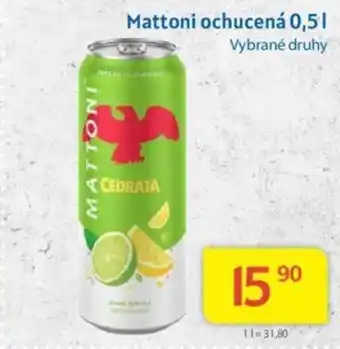 Kubík potraviny Mattoni ochucená 0,5l nabídka