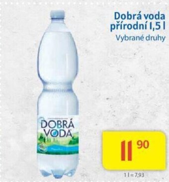 Kubík potraviny Dobrá voda přírodní 1,5 l nabídka