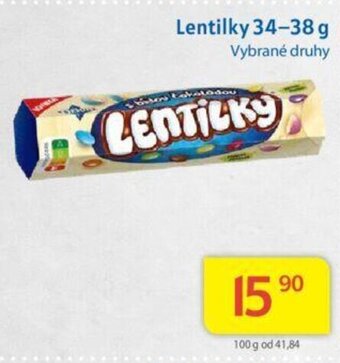 Kubík potraviny Lentilky 34-38 g nabídka