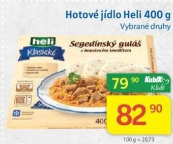 Kubík potraviny Hotové jídlo Heli 400 g nabídka