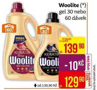 Teta Woolite prací prostředek 30 dávek, vybrané druhy nabídka