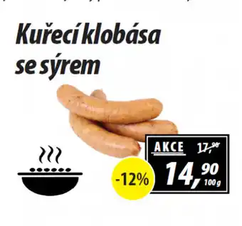 ZEMAN Kuřecí klobása se sýrem 100g nabídka