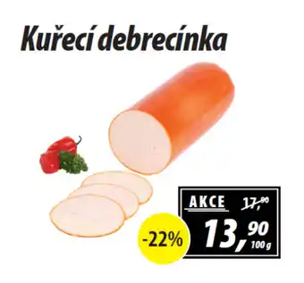 ZEMAN Kuřecí debrecínka 100g nabídka