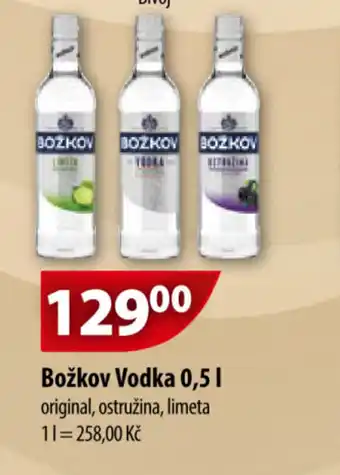 CBA Božkov Vodka 0,5l nabídka