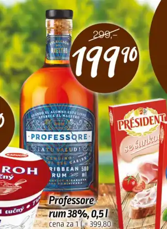 Professore rum 38% 500ml