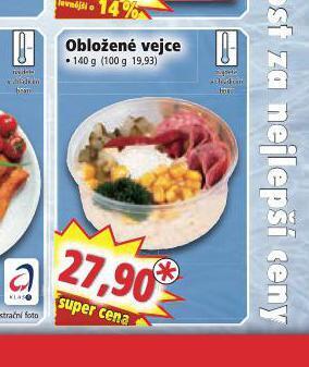 Norma Obložené vejce nabídka