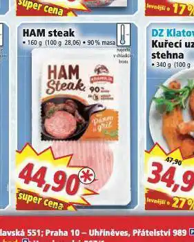 Norma Ham steak nabídka