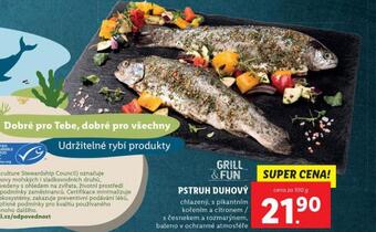 Lidl Pstruh duhový nabídka