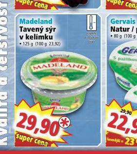Norma Madeland tavený sýr v kelímku nabídka