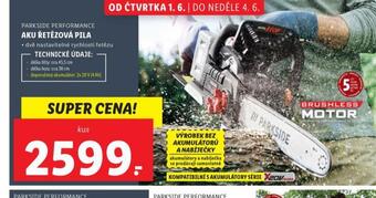 Lidl Parkside aku řetězová pila nabídka